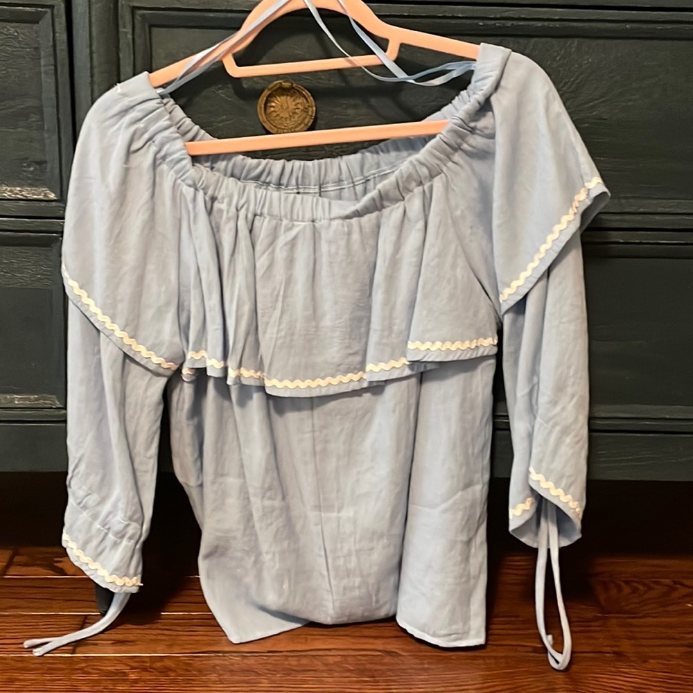 Blue and White blouse, from Impeccable Pig